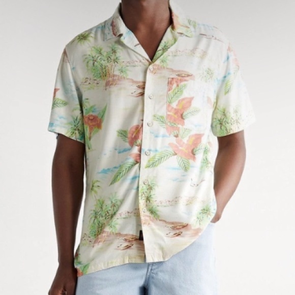 Faherty Other - Faherty Kona Convertible Collar Printed EcoVero Camp Shirt Multi Men’s